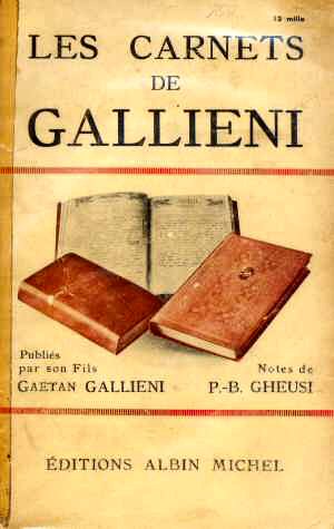 Les Carnets de Galliéni  (G. Galliéni - Ed. 1932)